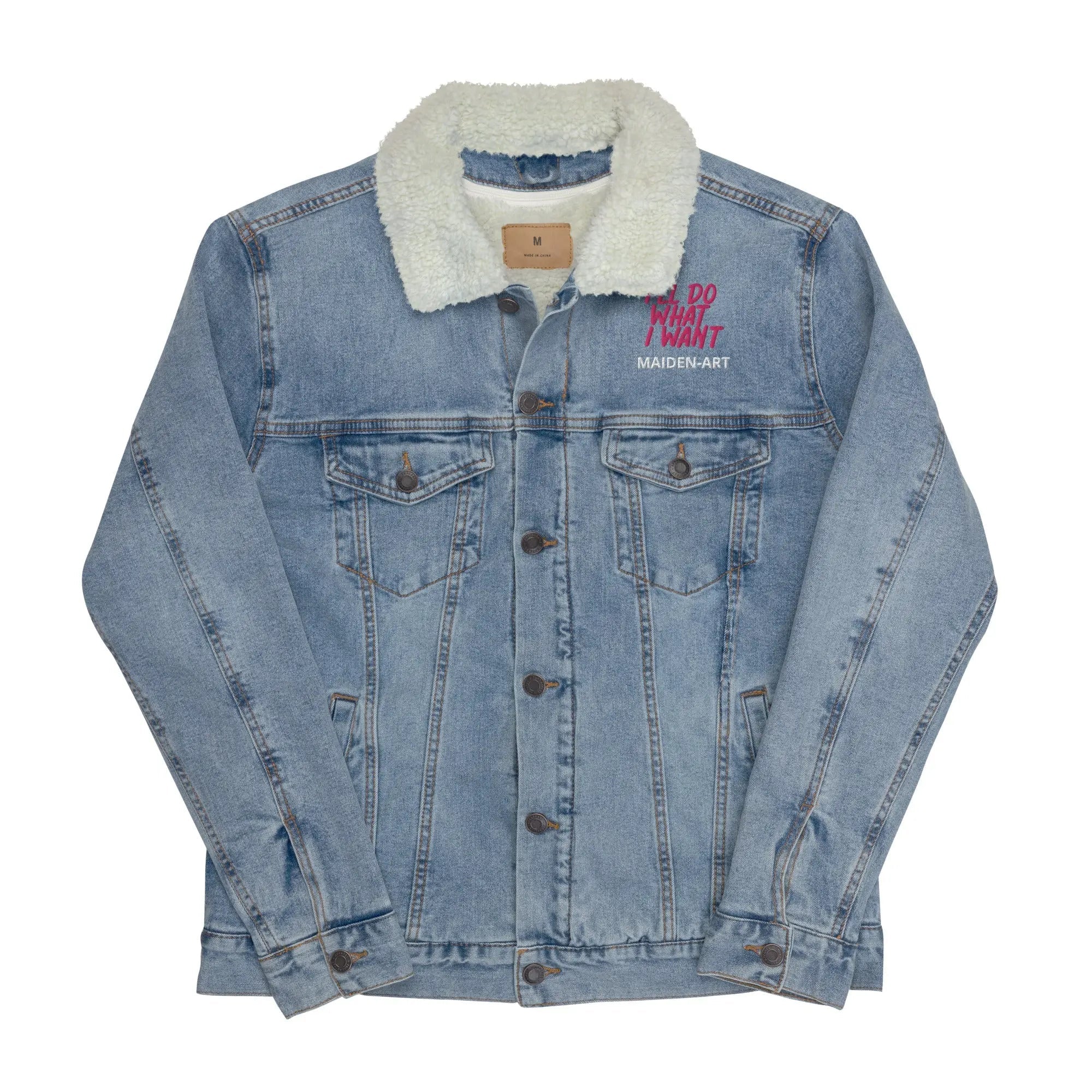 Denim sherpa jacket REBEL GIRL-0